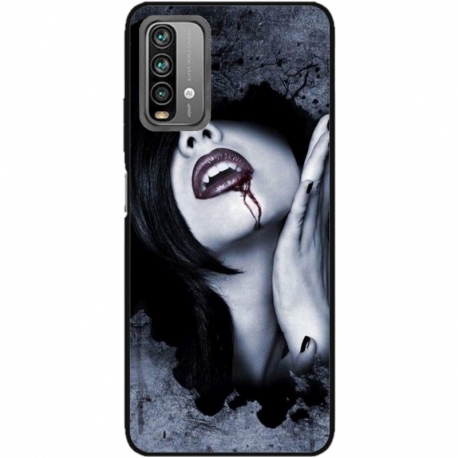 Husa personalizata tip carcasa HQPrint pentru Xiaomi Redmi 10X, model Vampire, multicolor, S1D1M0210