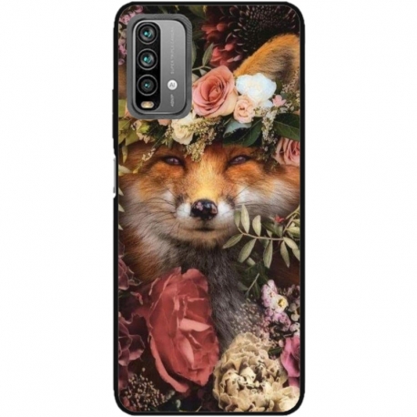 Husa personalizata tip carcasa HQPrint pentru Xiaomi Redmi 10X, model Fox, multicolor, S1D1M0213