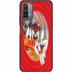 Husa personalizata tip carcasa HQPrint pentru Xiaomi Redmi 10X, model Looney Tunes 2, multicolor, S1D1M0227