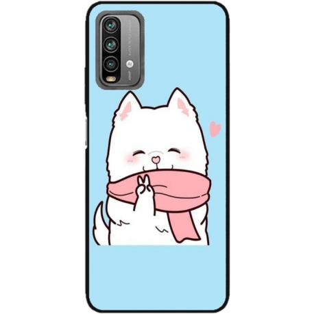 Husa personalizata tip carcasa HQPrint pentru Xiaomi Redmi 10X, model Cute Puppy, multicolor, S1D1M0232