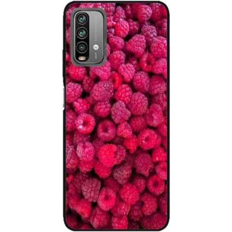 Husa personalizata tip carcasa HQPrint pentru Xiaomi Redmi 10X, model Zmeura, multicolor, S1D1M0234