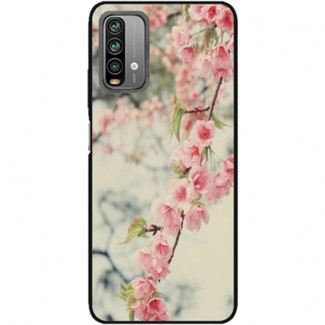 Husa personalizata tip carcasa HQPrint pentru Xiaomi Redmi 10X, model Flowers 18, multicolor, S1D1M0245