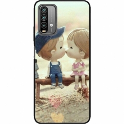 Husa personalizata tip carcasa HQPrint pentru Xiaomi Redmi 10X, model Kiss, multicolor, S1D1M0259