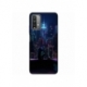 Husa personalizata tip carcasa HQPrint pentru Xiaomi Redmi 10X, model Neon City, multicolor, S1D1M0260