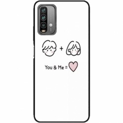 Husa personalizata tip carcasa HQPrint pentru Xiaomi Redmi 10X, model You and Me, multicolor, S1D1M0274