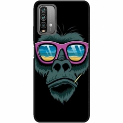 Husa personalizata tip carcasa HQPrint pentru Xiaomi Redmi 10X, model Gorilla, multicolor, S1D1M0288