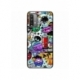Husa personalizata tip carcasa HQPrint pentru Xiaomi Redmi 10X, model Grafitti, multicolor, S1D1M0289