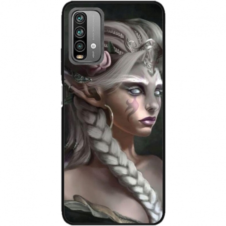 Husa personalizata tip carcasa HQPrint pentru Xiaomi Redmi 10X, model Alien Queen, multicolor, S1D1M0308