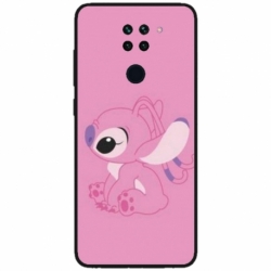 Husa personalizata tip carcasa HQPrint pentru Xiaomi Redmi Note 9 5G, model Pink Stitch, multicolor, S1D1M0005