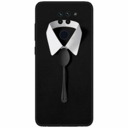 Husa personalizata tip carcasa HQPrint pentru Xiaomi Redmi Note 9 5G, model Mr Fancy, multicolor, S1D1M0036