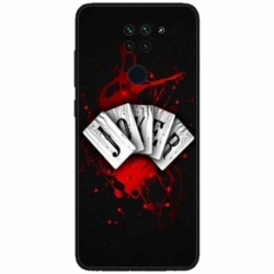 Husa personalizata tip carcasa HQPrint pentru Xiaomi Redmi Note 9 5G, model Joker 1, multicolor, S1D1M0106