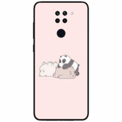 Husa personalizata tip carcasa HQPrint pentru Xiaomi Redmi Note 9 5G, model Bears 3, multicolor, S1D1M0115