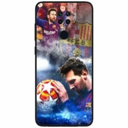 Husa personalizata tip carcasa HQPrint pentru Xiaomi Redmi Note 9 5G, model Messi 1, multicolor, S1D1M0122