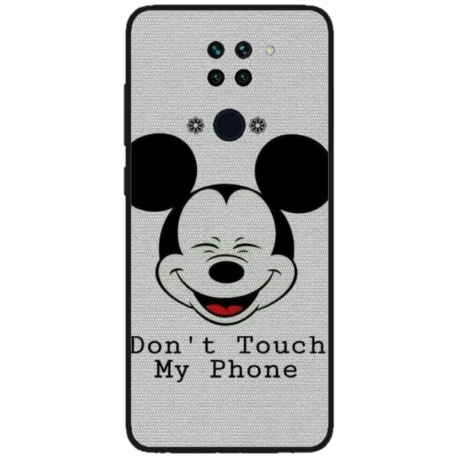 Husa personalizata tip carcasa HQPrint pentru Xiaomi Redmi Note 9 5G, model Dont Touch my Phone 3, multicolor, S1D1M0123