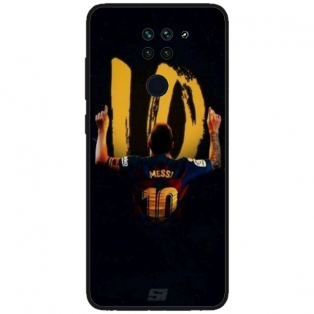 Husa personalizata tip carcasa HQPrint pentru Xiaomi Redmi Note 9 5G, model Messi 2, multicolor, S1D1M0134