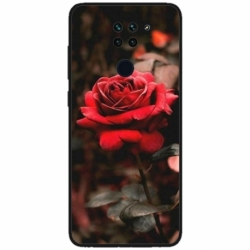 Husa personalizata tip carcasa HQPrint pentru Xiaomi Redmi Note 9 5G, model Flowers 12, multicolor, S1D1M0160