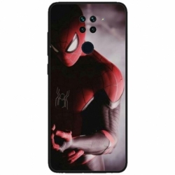 Husa personalizata tip carcasa HQPrint pentru Xiaomi Redmi Note 9 5G, model Spiderman 6, multicolor, S1D1M0172