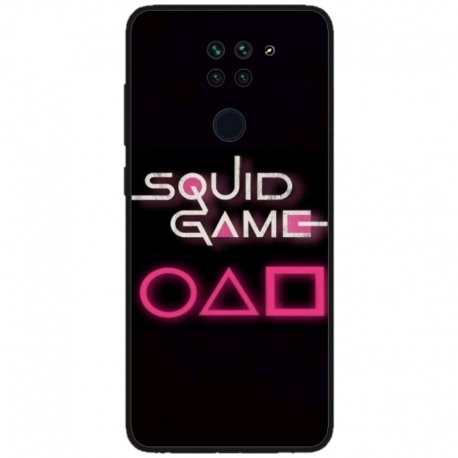 Husa personalizata tip carcasa HQPrint pentru Xiaomi Redmi Note 9 5G, model Squid Game 4, multicolor, S1D1M0176