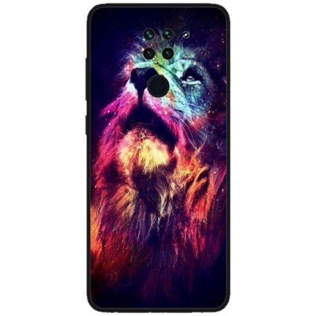 Husa personalizata tip carcasa HQPrint pentru Xiaomi Redmi Note 9T, model Celestial Lion, multicolor, S1D1M0002
