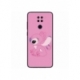 Husa personalizata tip carcasa HQPrint pentru Xiaomi Redmi Note 9T, model Pink Stitch, multicolor, S1D1M0005