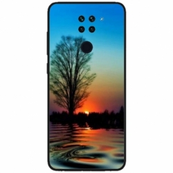 Husa personalizata tip carcasa HQPrint pentru Xiaomi Redmi Note 9T, model Apus, multicolor, S1D1M0006