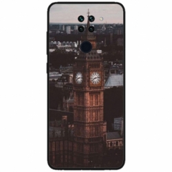 Husa personalizata tip carcasa HQPrint pentru Xiaomi Redmi Note 9T, model Big Ben 2, multicolor, S1D1M0014