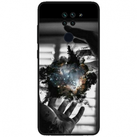 Husa personalizata tip carcasa HQPrint pentru Xiaomi Redmi Note 9T, model Dark Magic, multicolor, S1D1M0020