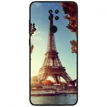 Husa personalizata tip carcasa HQPrint pentru Xiaomi Redmi Note 9 5G, model Nice View 8, multicolor, S1D1M0209