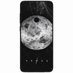 Husa personalizata tip carcasa HQPrint pentru Xiaomi Redmi Note 9 5G, model Moon, multicolor, S1D1M0212