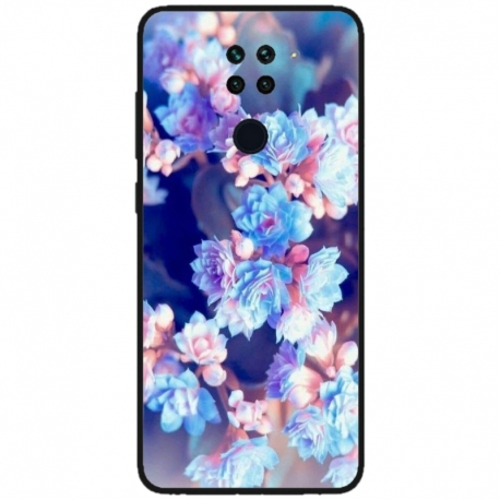 Husa personalizata tip carcasa HQPrint pentru Xiaomi Redmi Note 9T, model Flowers 2, multicolor, S1D1M0038