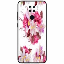 Husa personalizata tip carcasa HQPrint pentru Xiaomi Redmi Note 9T, model Flowers 4, multicolor, S1D1M0040
