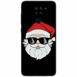 Husa personalizata tip carcasa HQPrint pentru Xiaomi Redmi Note 9T, model Cool Santa, multicolor, S1D1M0046