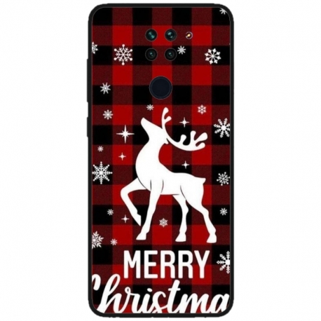 Husa personalizata tip carcasa HQPrint pentru Xiaomi Redmi Note 9T, model Merry Christmas Reindeer 2, multicolor, S1D1M0050