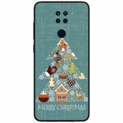 Husa personalizata tip carcasa HQPrint pentru Xiaomi Redmi Note 9T, model Merry Christmas 1, multicolor, S1D1M0056