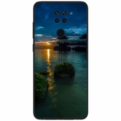 Husa personalizata tip carcasa HQPrint pentru Xiaomi Redmi Note 9T, model Nice View 1, multicolor, S1D1M0060