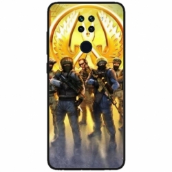 Husa personalizata tip carcasa HQPrint pentru Xiaomi Redmi Note 9T, model Counter Strike, multicolor, S1D1M0062