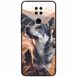 Husa personalizata tip carcasa HQPrint pentru Xiaomi Redmi Note 9T, model Dog 1, multicolor, S1D1M0064