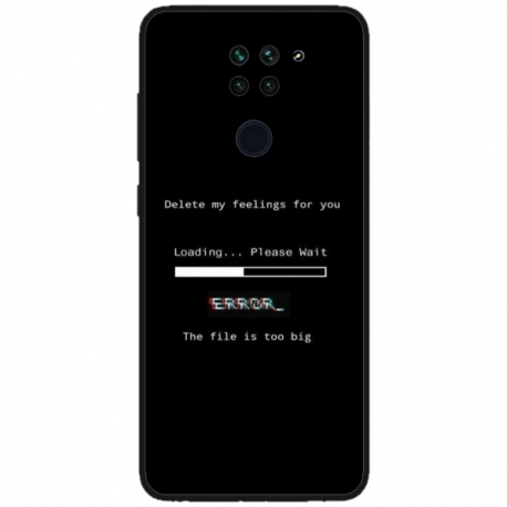 Husa personalizata tip carcasa HQPrint pentru Xiaomi Redmi Note 9T, model Delete Feelings, multicolor, S1D1M0069