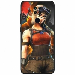 Husa personalizata tip carcasa HQPrint pentru Xiaomi Redmi Note 9T, model Fortnite 1, multicolor, S1D1M0073