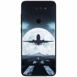Husa personalizata tip carcasa HQPrint pentru Xiaomi Redmi Note 9T, model Moon Landing, multicolor, S1D1M0077