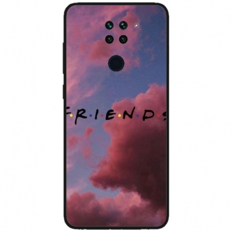 Husa personalizata tip carcasa HQPrint pentru Xiaomi Redmi Note 9T, model FRIENDS 2, multicolor, S1D1M0082