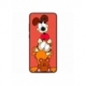 Husa personalizata tip carcasa HQPrint pentru Xiaomi Redmi Note 9T, model Garfield, multicolor, S1D1M0085