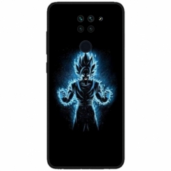 Husa personalizata tip carcasa HQPrint pentru Xiaomi Redmi Note 9T, model Goku, multicolor, S1D1M0087