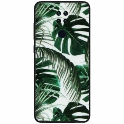 Husa personalizata tip carcasa HQPrint pentru Xiaomi Redmi Note 9T, model Leaf Design 3, multicolor, S1D1M0088