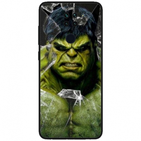 Husa personalizata tip carcasa HQPrint pentru Xiaomi Redmi Note 9T, model Hulk 2, multicolor, S1D1M0100