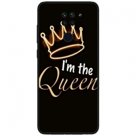 Husa personalizata tip carcasa HQPrint pentru Xiaomi Redmi Note 9T, model Im the Queen, multicolor, S1D1M0101