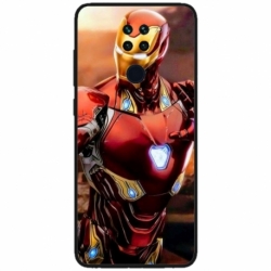 Husa personalizata tip carcasa HQPrint pentru Xiaomi Redmi Note 9T, model Iron Man 1, multicolor, S1D1M0102