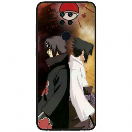Husa personalizata tip carcasa HQPrint pentru Xiaomi Redmi Note 9T, model Itachi 1, multicolor, S1D1M0103