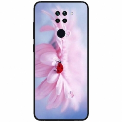 Husa personalizata tip carcasa HQPrint pentru Xiaomi Redmi Note 9T, model Flowers 5, multicolor, S1D1M0114