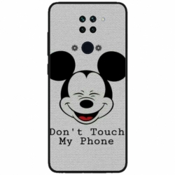 Husa personalizata tip carcasa HQPrint pentru Xiaomi Redmi Note 9T, model Dont Touch my Phone 3, multicolor, S1D1M0123